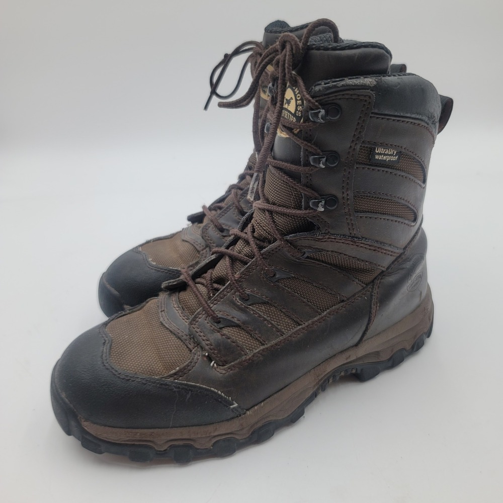 Irish Setter Ladyhawk 3886 Waterproof Hunting Boots Brown Leather Womens 10